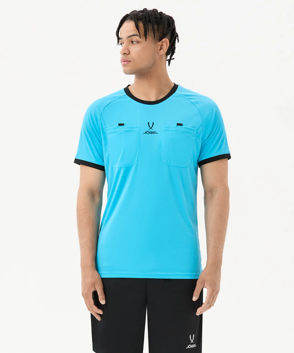 Футболка судейская Referee tee, голубой