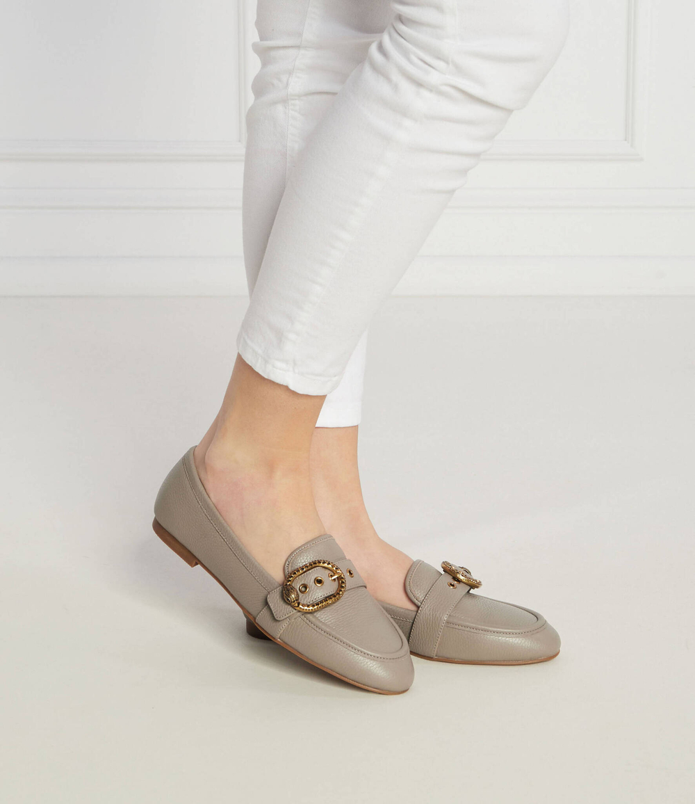 Кожаные лоферы mayfair Kurt Geiger - серый(1277647109)