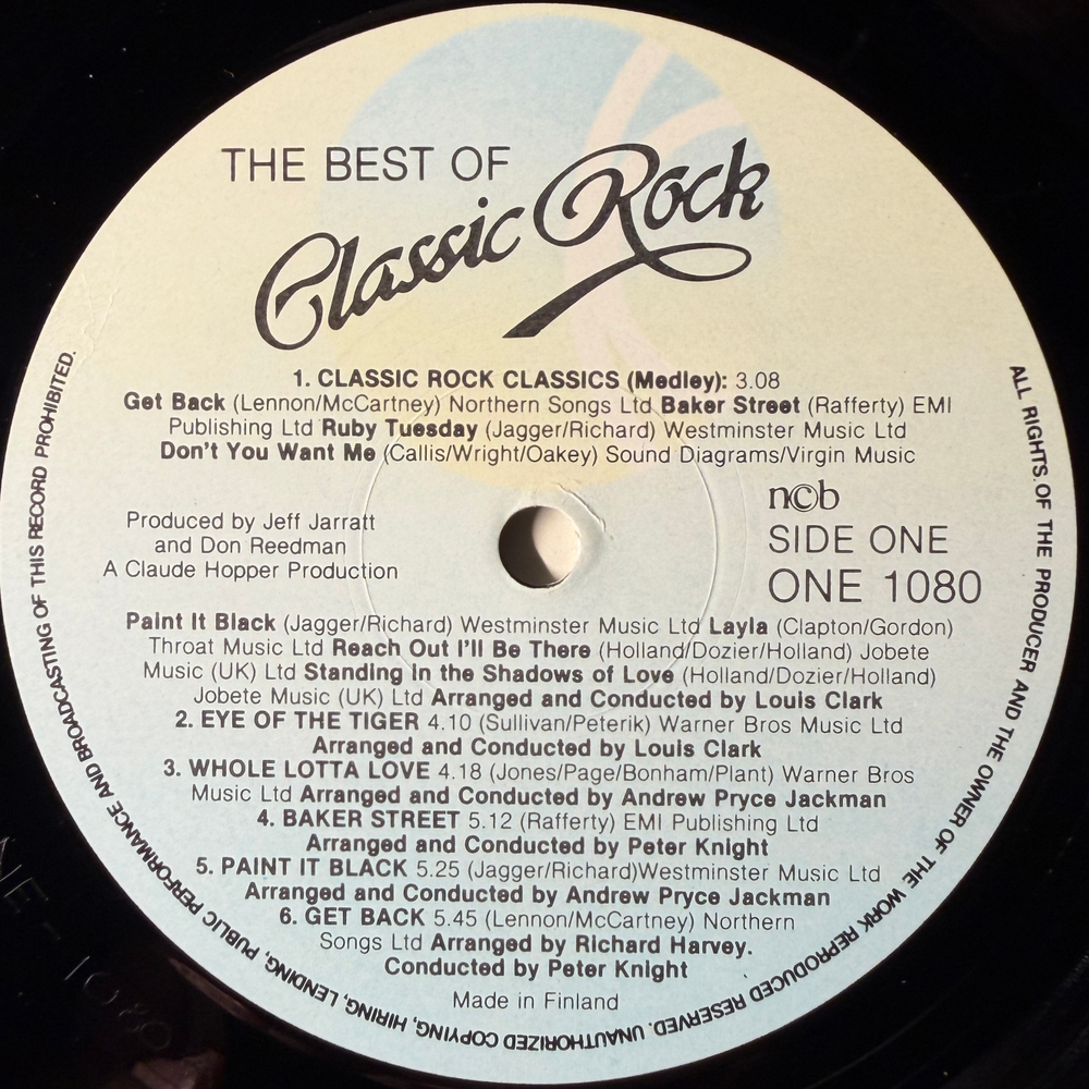 The Best Of Classic Rock - The London Symphony Orchestra (Финляндия 1988г.)