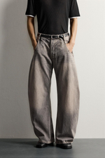 ДЖИНСЫ LOOSE BARREL FIT — ZARA