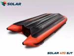 Лодка надувная моторная solar-470 super jet tunnel