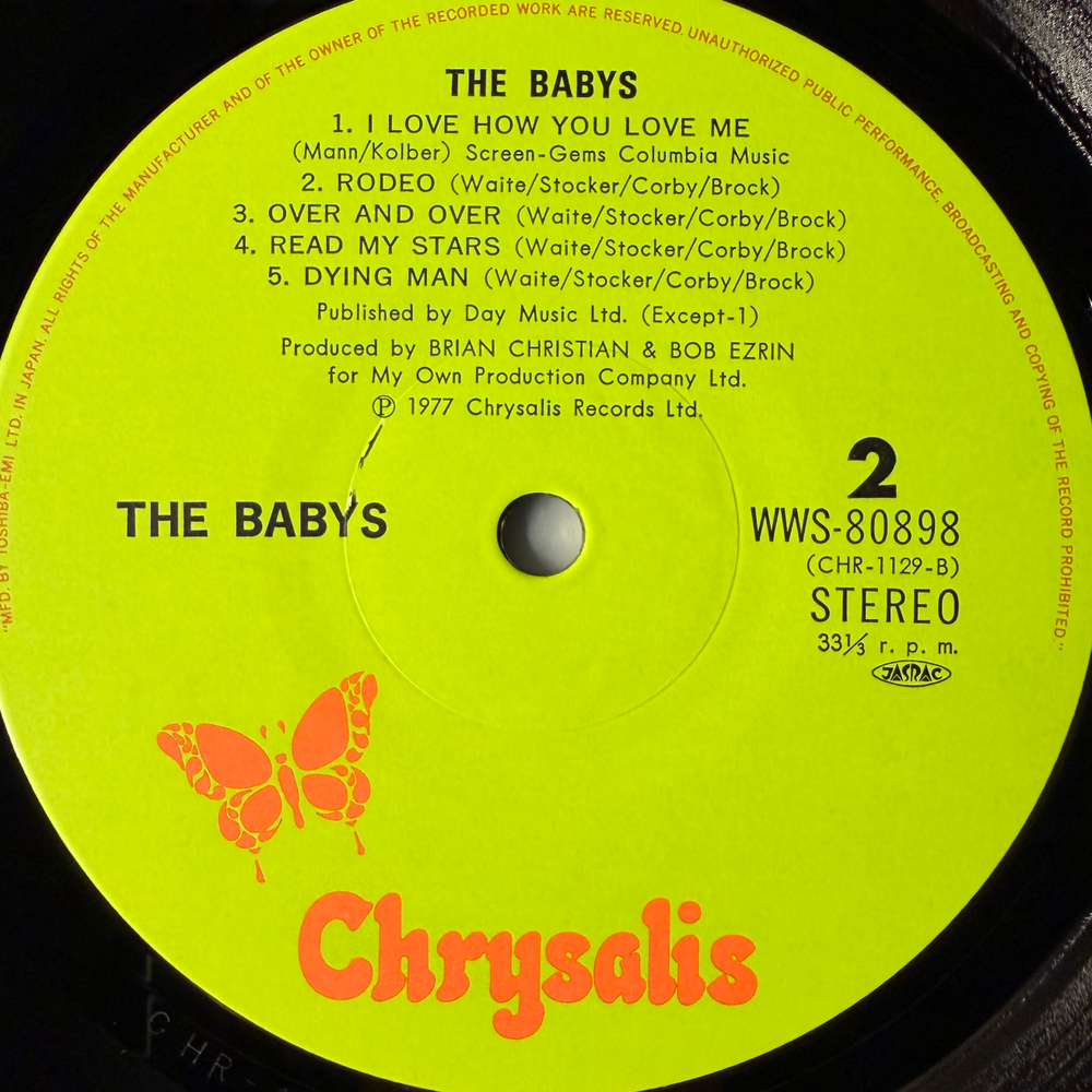The Babys – The Babys (Япония 1977г.)