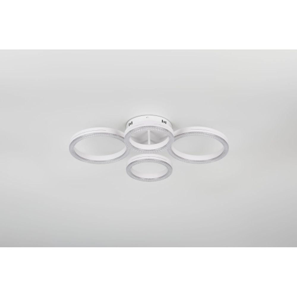 Светильник потолочный светодиодный Rivoli Juniper 6187-702 LED 75 Вт 3000-6000К белый с пультом | Rivoli