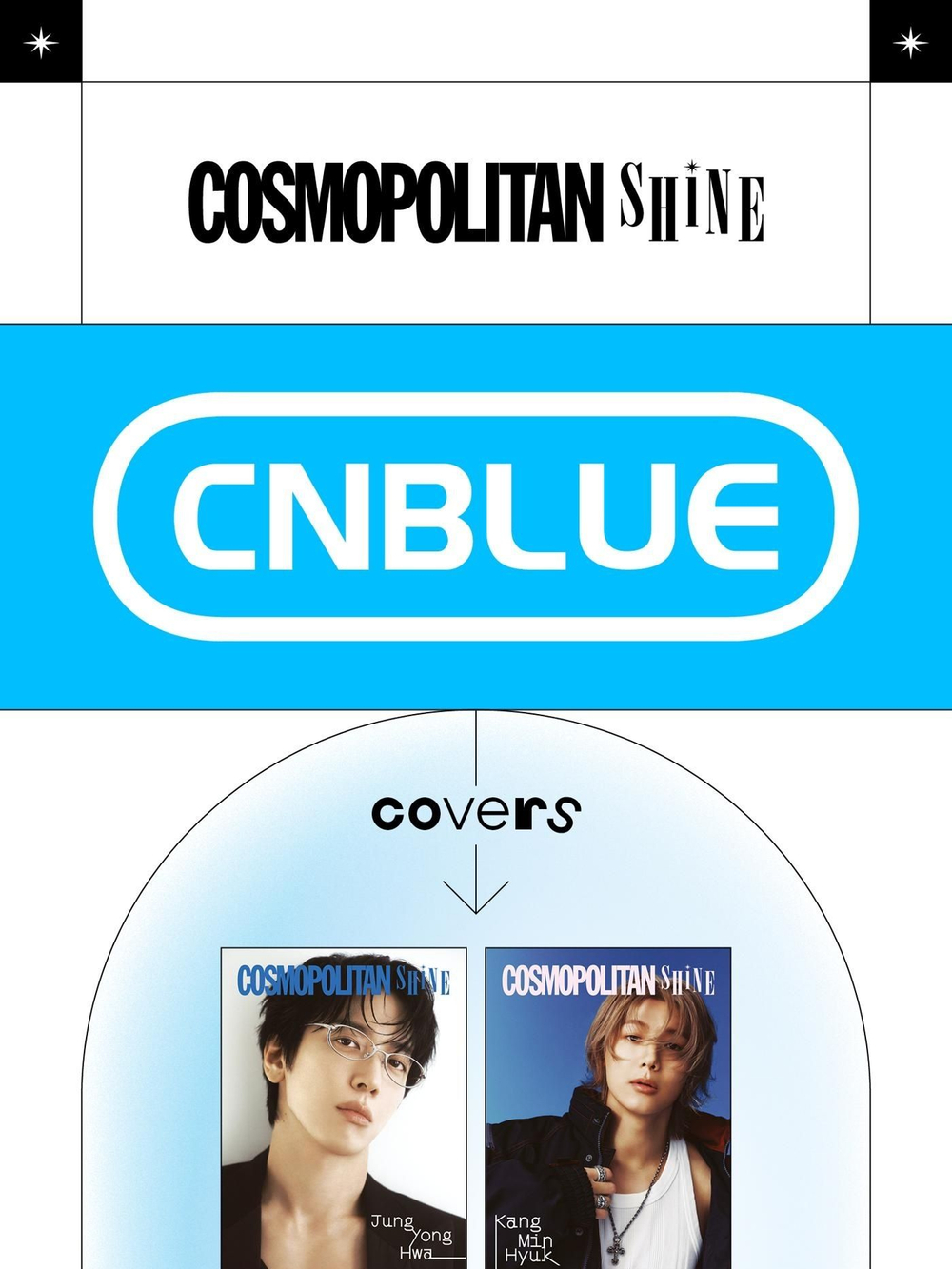 публикация COSMOPOLITAN SHINE - JUNG YONG HWA (CNBLUE) A Type