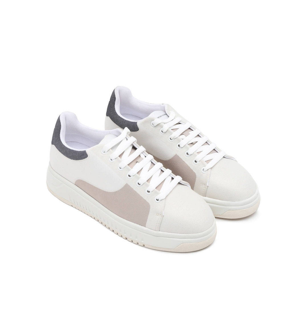 Кроссовки SNK JAQUARD Emporio Armani - белый(X3X024 XD401)