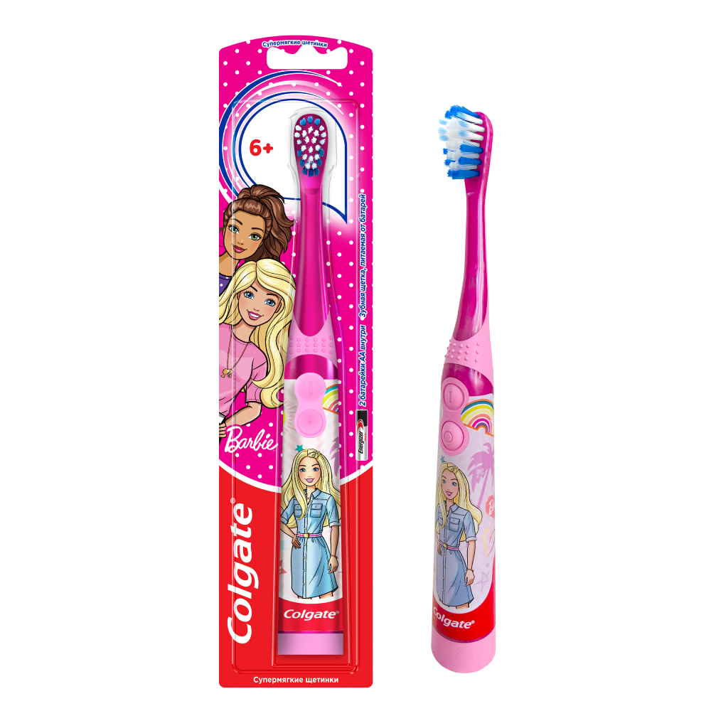 Зубная щётка Colgate Barbie (детская электрическая)