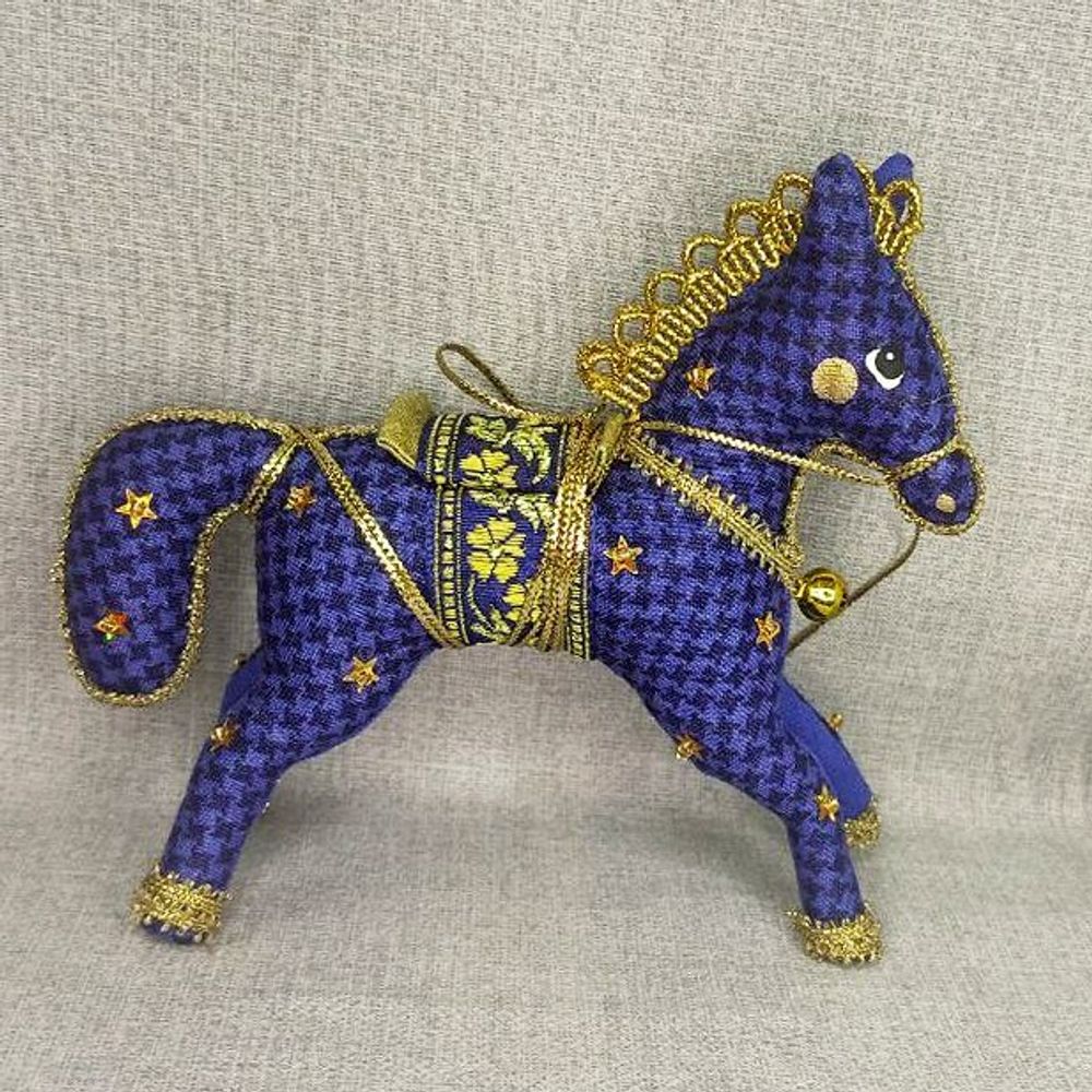 Ёлочная игрушка Лошадка Цирковая