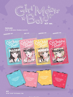 Альбом MADEIN - GIRL MEETS BOY Album KiT RANDOM Version