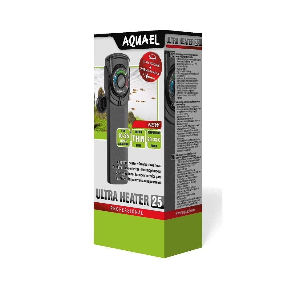 Терморегулятор AQUAEL  ULTRA HEATER  25 W (Пластиковый небьющийся)