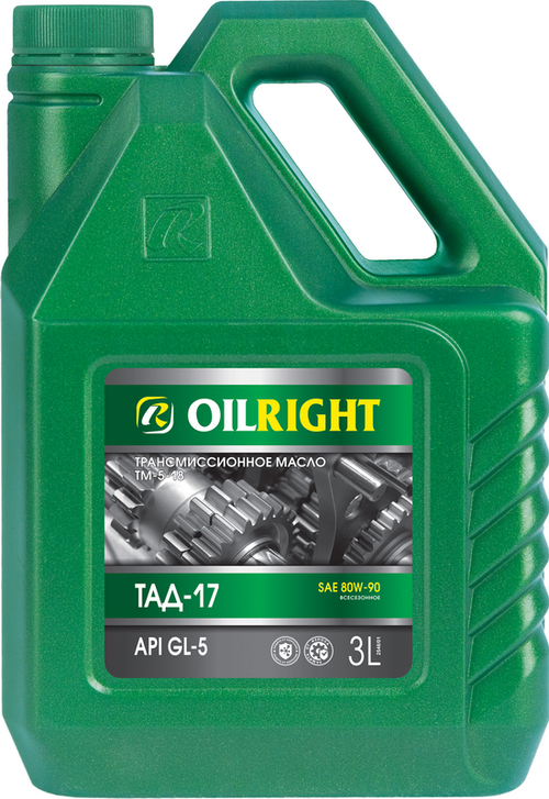 Трансмиссионное масло ТМ5-18 (ТАД-17) 80W-90 Oilright, 3 л