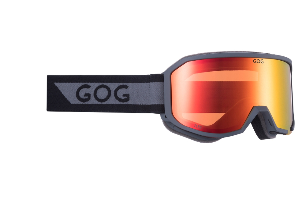 Горнолыжная маска GOG Zero / Matt Grey / Reflex Red