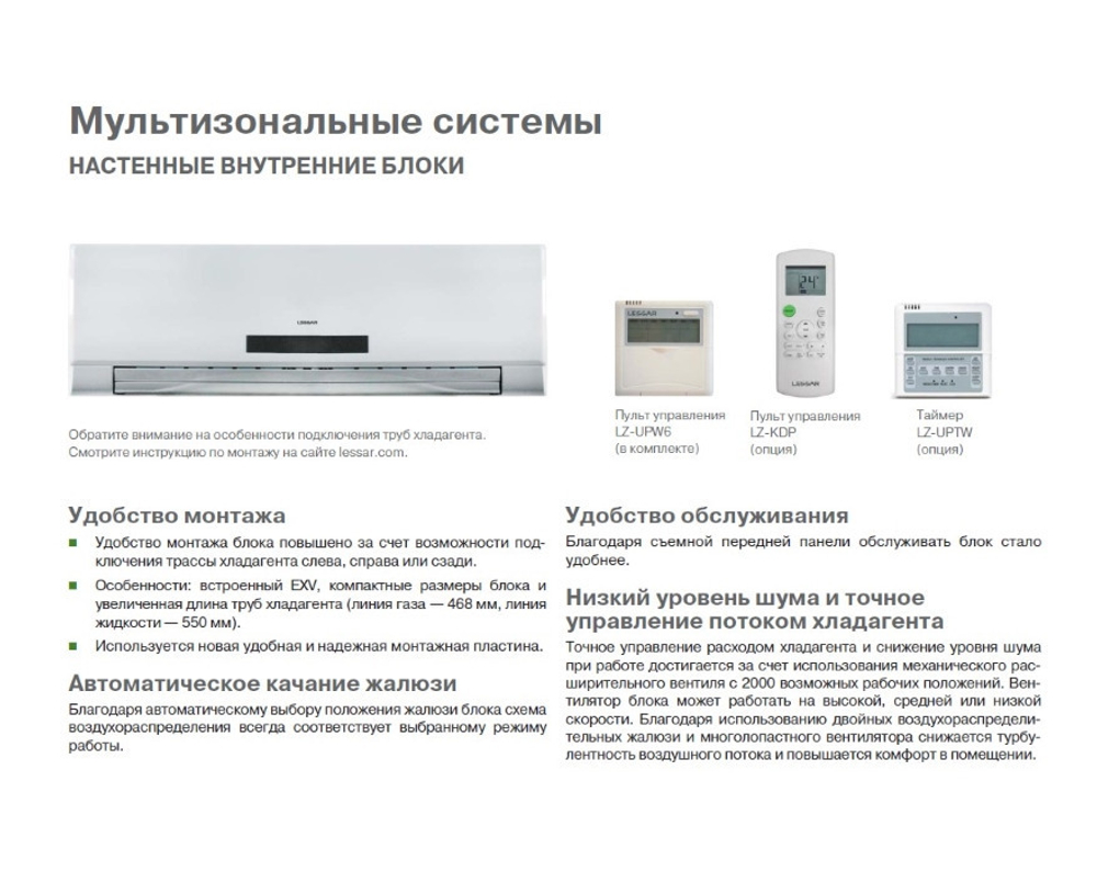 Внутренний блок Lessar LSM-H36KHA2