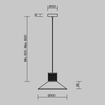 Подвесной светильник Freya MIXTURE FR5483PL-01B3