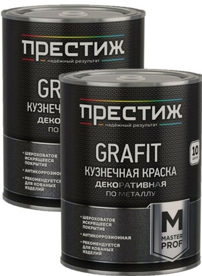 Набор Краска кузнечная с эффектом Grafit бронзовая 0,9 кг 2шт