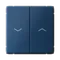 Выключатель для жалюзи двухклавишный Systeme Electric ArtGallery Аквамарин GAL001119