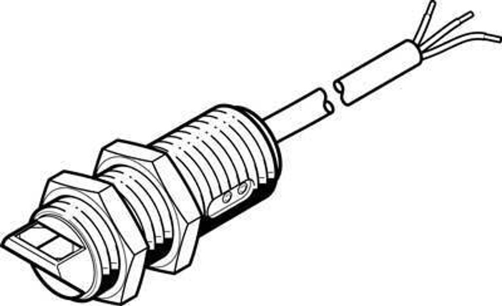 SOEG-RTH-M18W-NS-K-2L Датчик положения оптический диффузионный