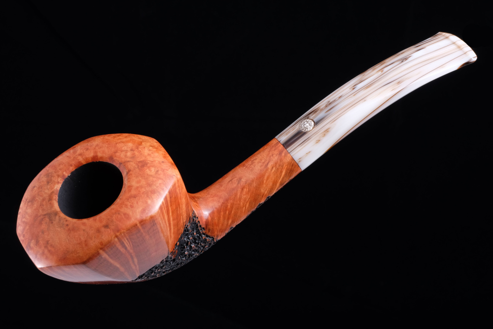 Курительная трубка Mastro De Paja Half-rustic 2D, M441-5