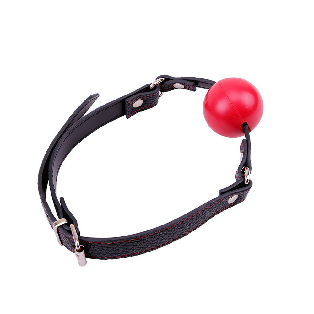 Кляп Red Ball Gag (Цвет: красный с черным)