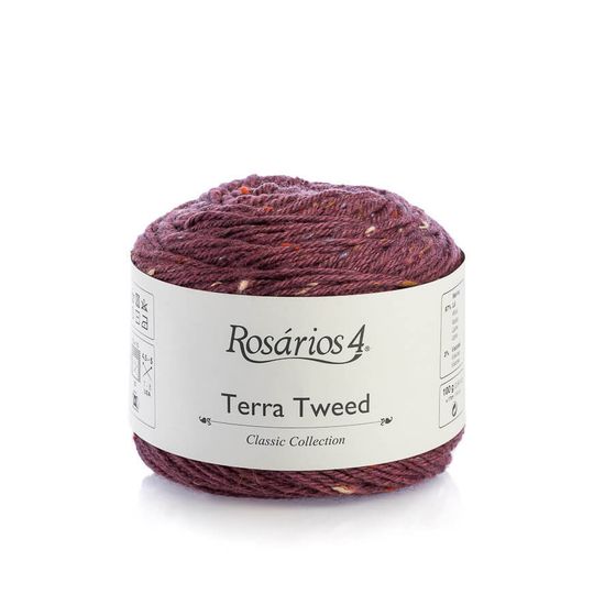 Пряжа ROSARIOS 4 Terra Tweed (97% меринос, 3% вискоза)