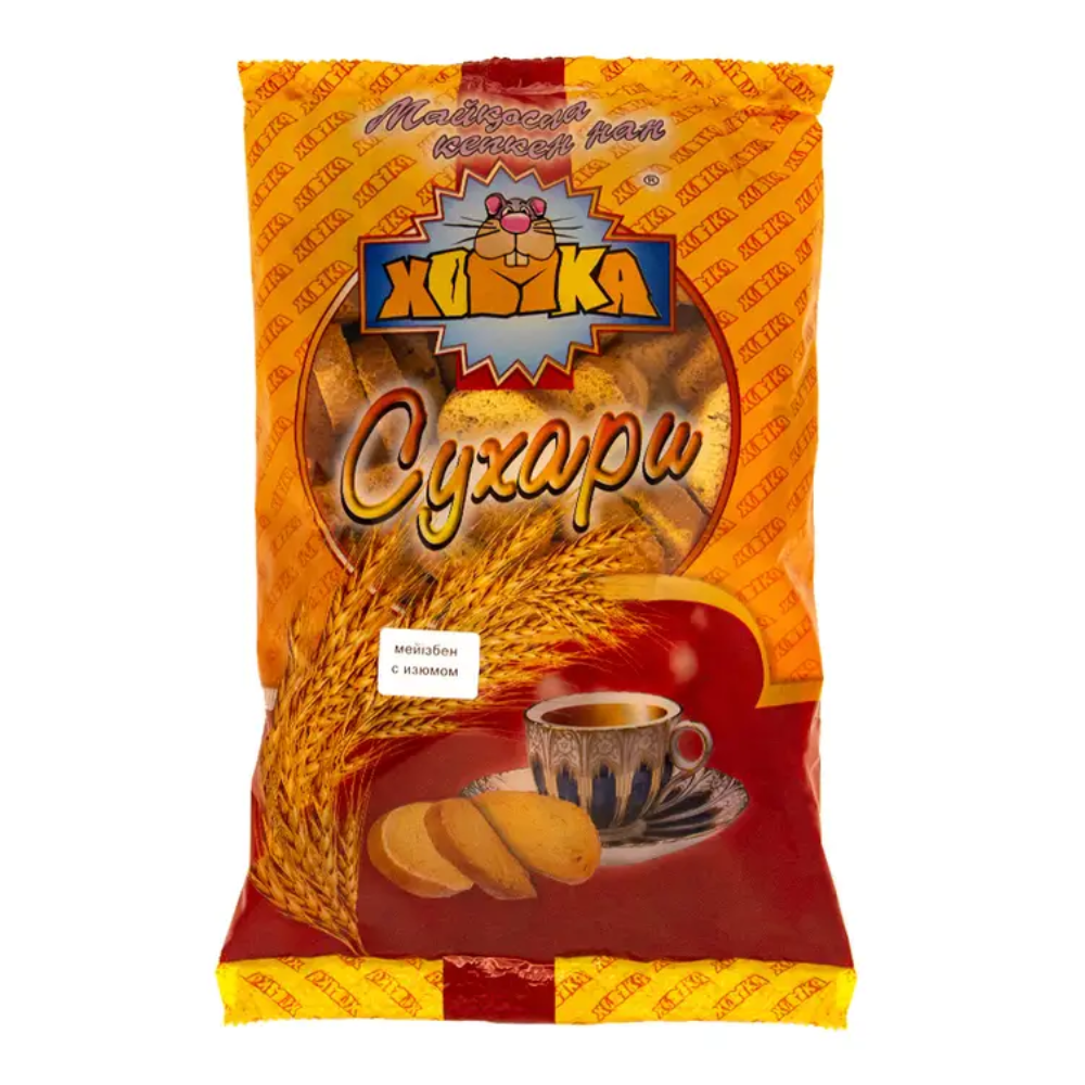 Сухари Хомка ванильные/сливочные 350 гр