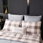 Комплект постельного белья на резинке Сатин Velouria Luxe с Одеялом VLR005