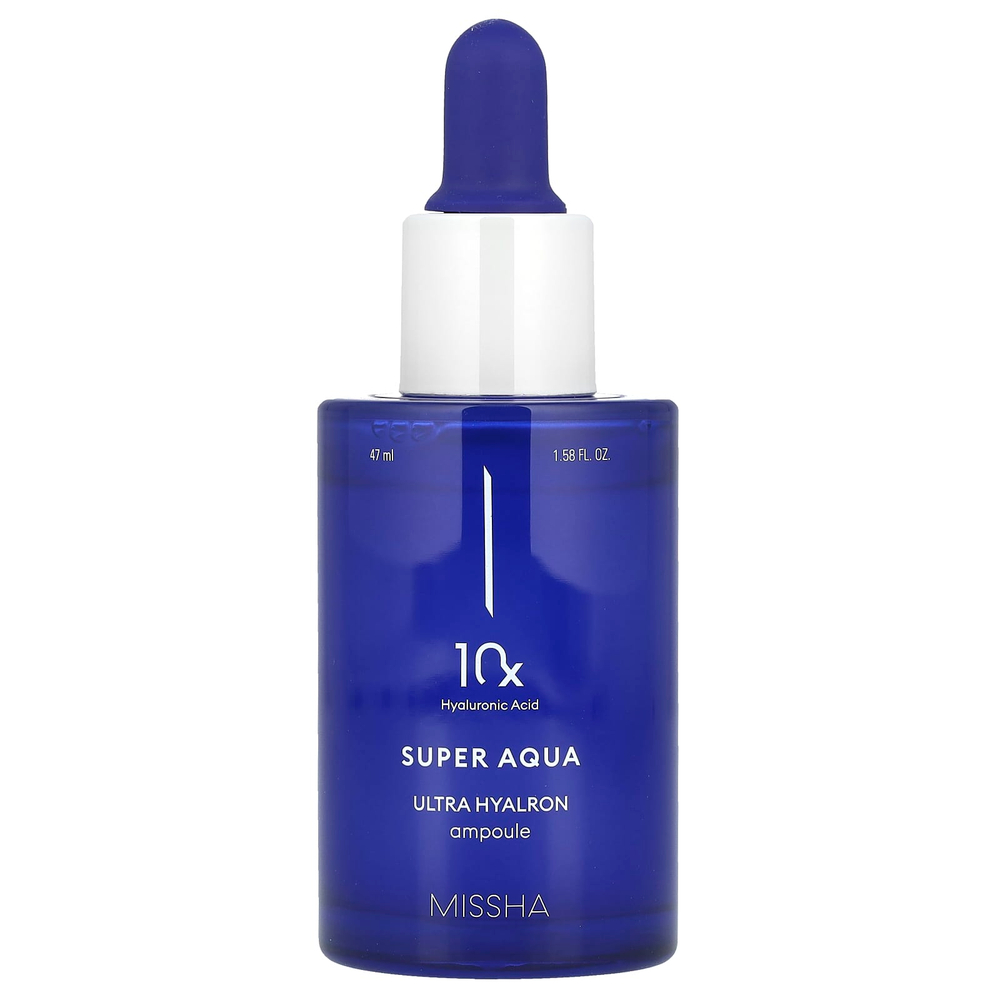 Missha, Super Aqua, ультра гиалроновая ампула, 47 мл (1,58 жидк. унц.)