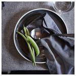 Набор салфеток для сервировки IKEA SVARTSENAP (СВАРТСЕНАП), Темно-серый, 35х35 см, 4 шт