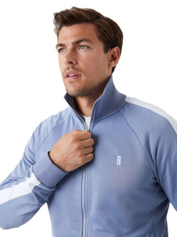 Мужская теннисная кофта Bjorn Borg Ace Track Jacket - Stonewash