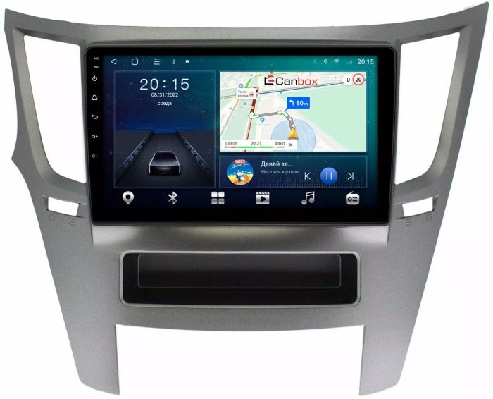 Магнитола для Subaru Legacy, Outback 2009-2015 (левый руль) - CanBox 9051 Android 10, SIM-слот