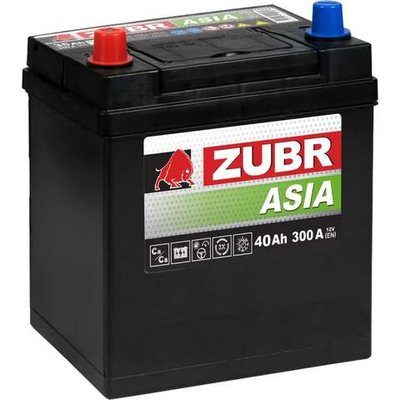ZUBR Premium Asia 40Ah L+ (без борта)