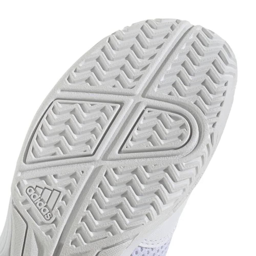 Детские теннисные кроссовки Adidas Courtflash K - cloud white/core black/cloud white