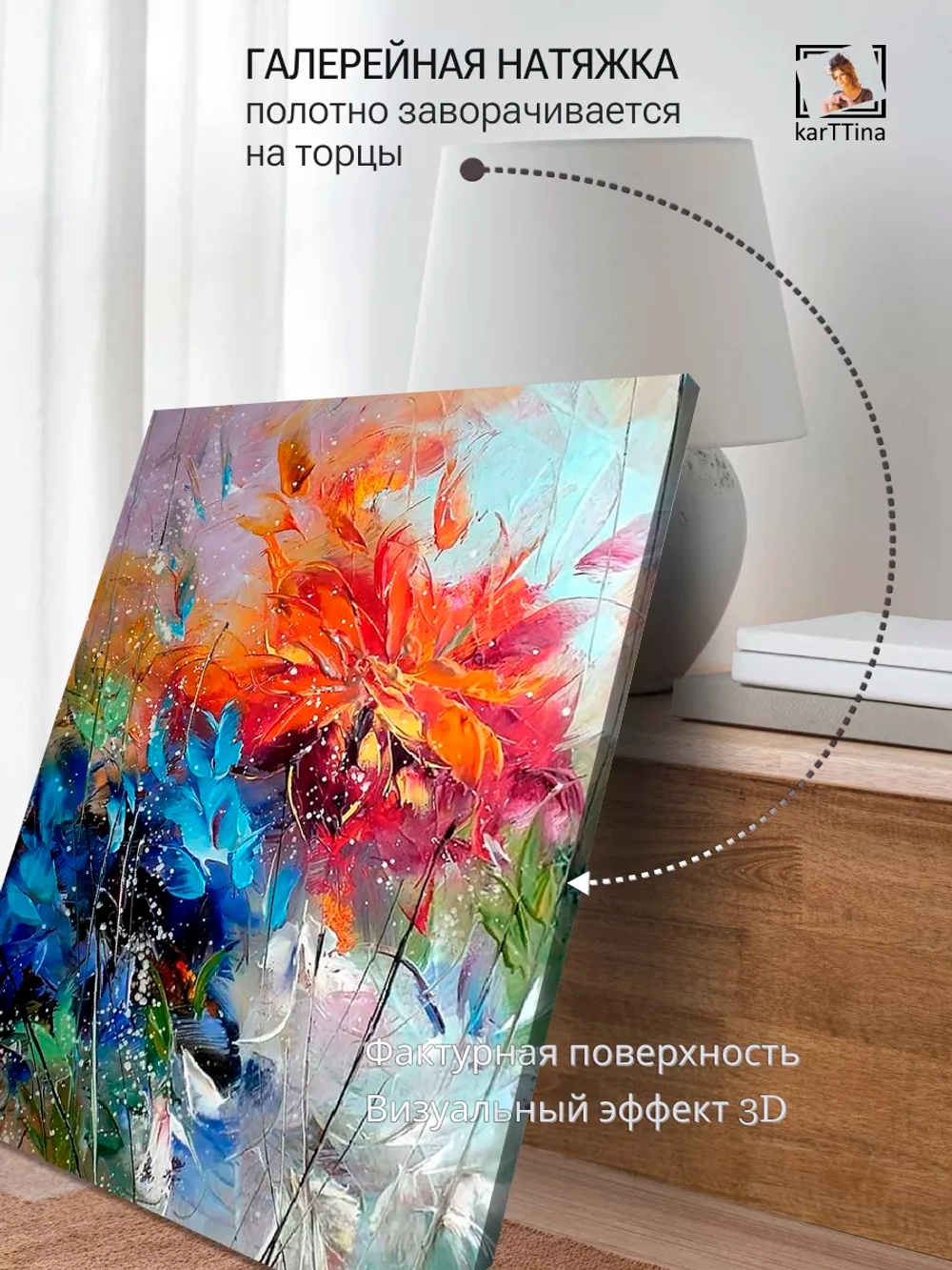 Интерьерная картина "Весенний взрыв", 50х70см 1шт.