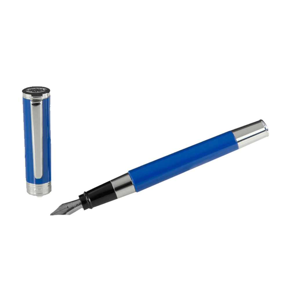Перьевая ручка Aurora TU Resin Blue CT, перо - F, в подарочной коробке