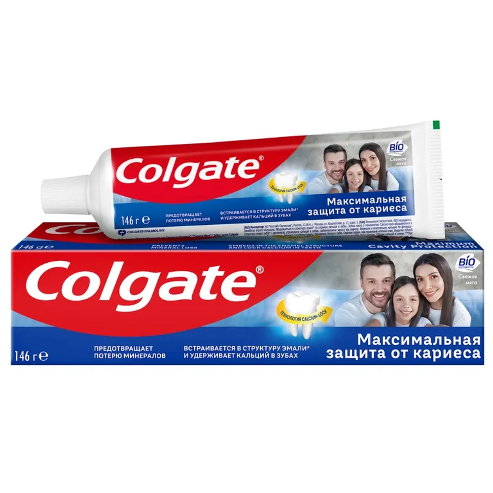 Colgate Зубная паста Максимальная защита от кариеса свежая мята 100мл