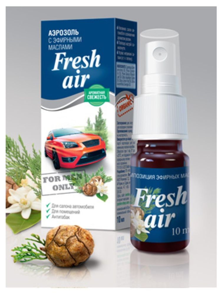 Смесь эфирных масел для авто «Fresh Air» — Царство Ароматов, 10 мл Смесь эфирных масел для авто «Fresh Air» — Царство Ароматов, 10 мл