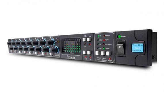 FOCUSRITE OctoPre Mk2 Dynamic 8-канальный микрофонный предусилитель