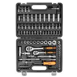 Набор инструментов 94 пр. 1/4''3/8''(6гр)(4-22мм) ISMA ISMA-4941-5DS-м