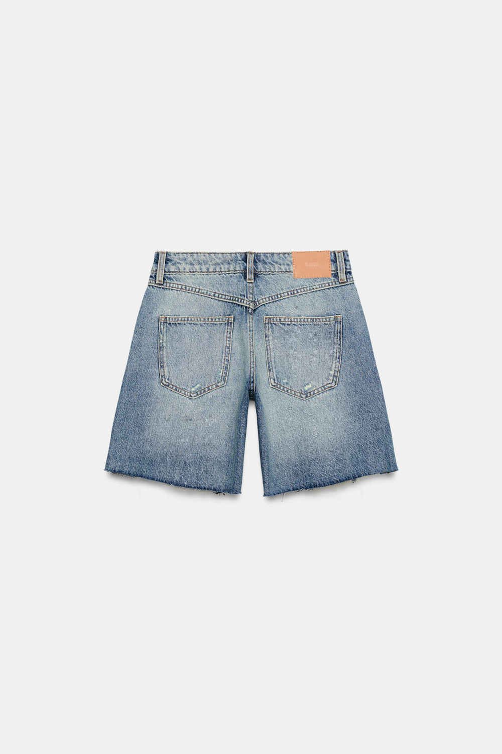 ДЖИНСОВЫЕ ШОРТЫ Z1975 С РАЗРЕЗАМИ — ZARA