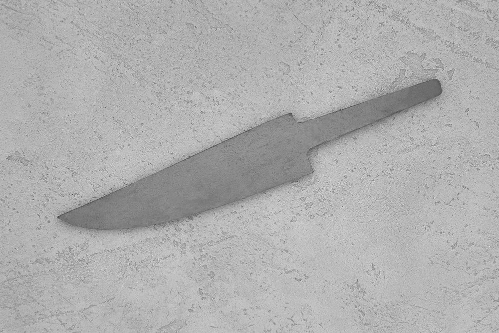 Заготовка для ножа, сталь MagnaCut 3,6мм. Модель "Ёжик" с клинком 115мм, ТО 61-62HRC