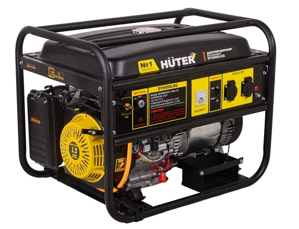 Мультитопливный генератор HUTER DY6500LXG