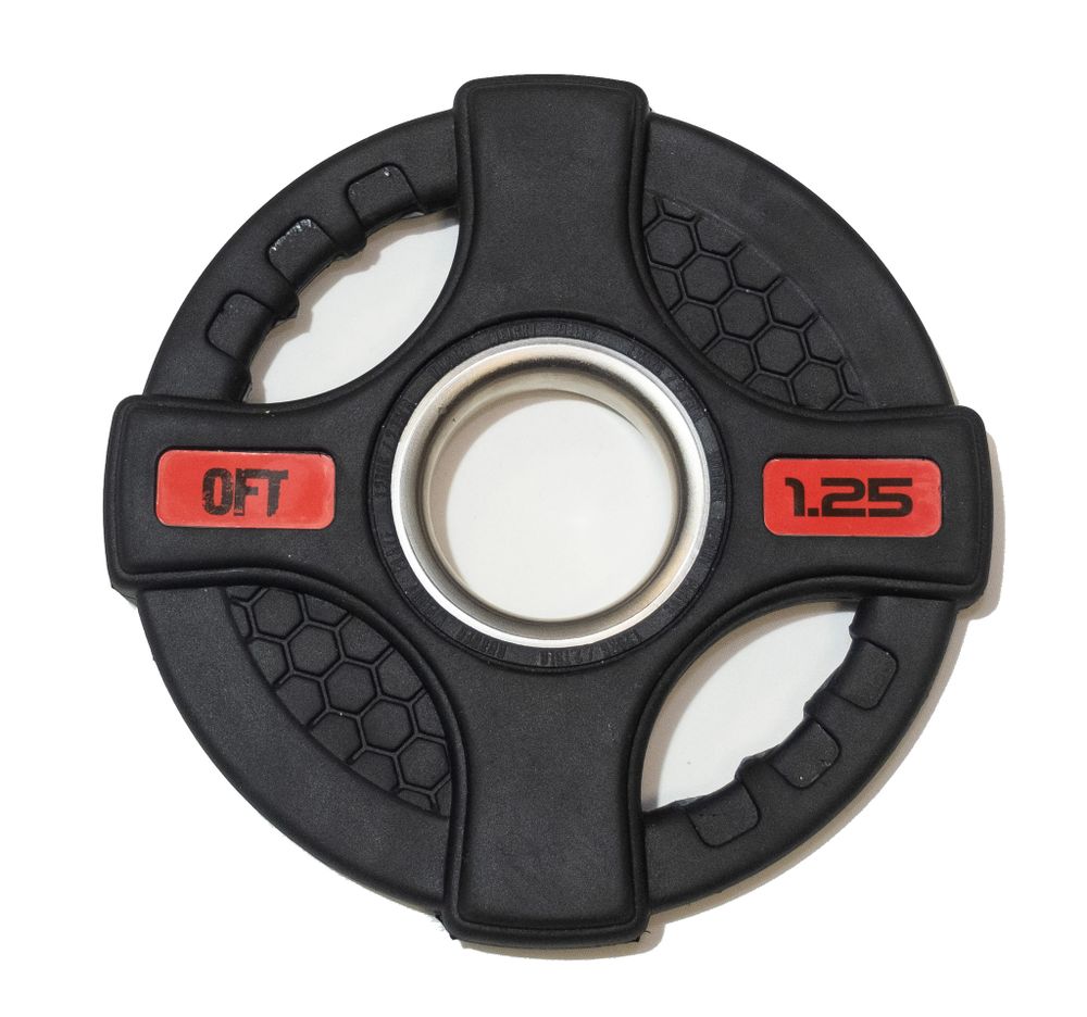 Штанга олимпийская 128 кг (диски с двумя хватами, хромированный гриф)