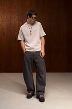 Брюки Nothomme Blue Monte Slanted-Cut Sweatpants "Dayan Purple Gray"