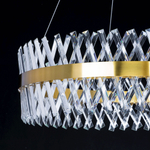 Citilux Ричард CL336083 LED Люстра хрустальная с пультом Бронза