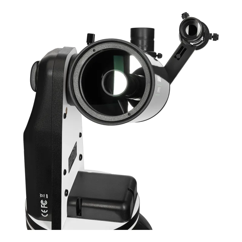 Телескоп Sky-Watcher MAK 70 mini Virtuoso GTi, настольный - вид спереди на корректор и оптическую трубу