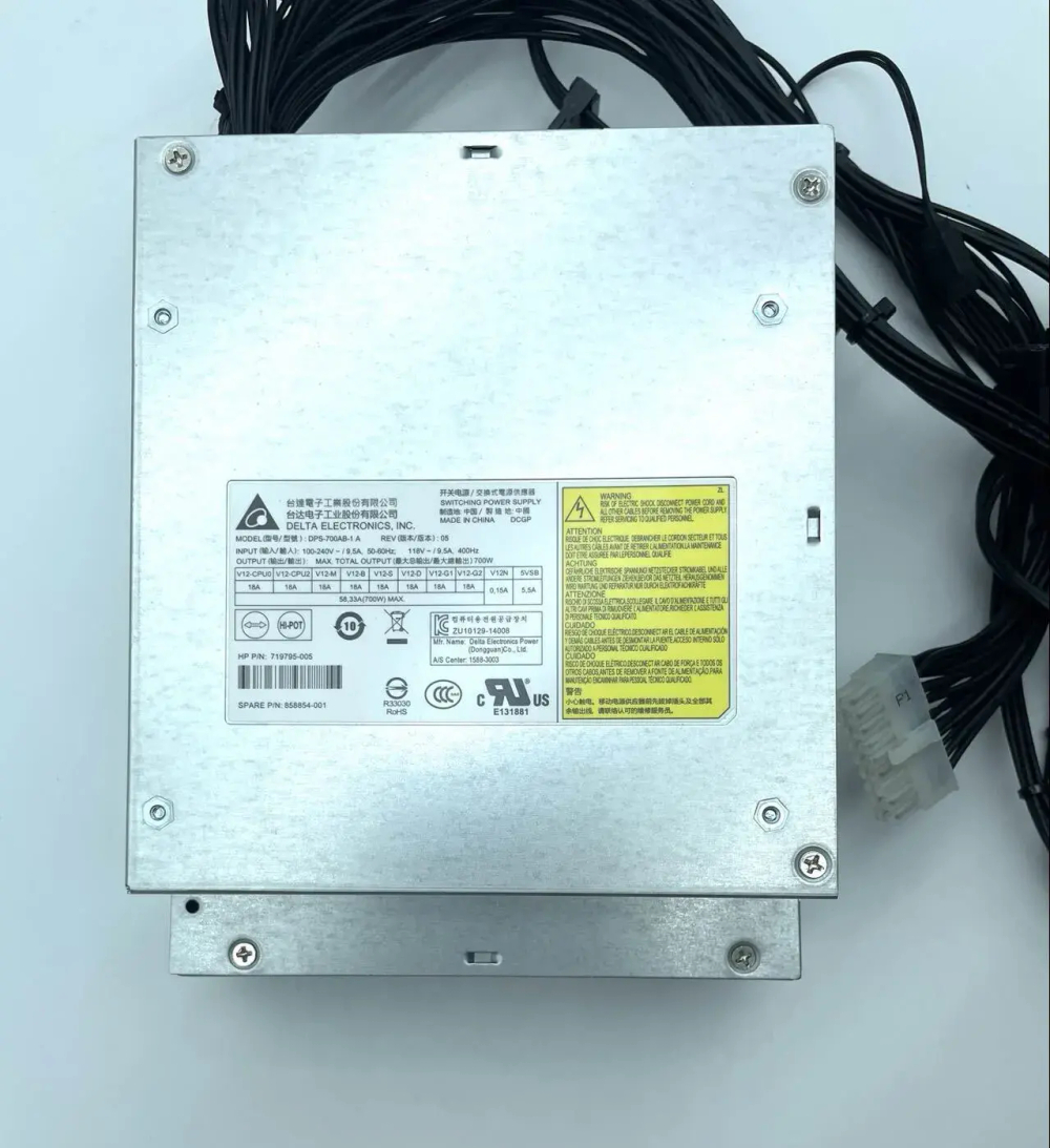 Блок питания HP DPS-700AB-1 Z440 Workstation 700W Power Supply 719795-004 858854-001