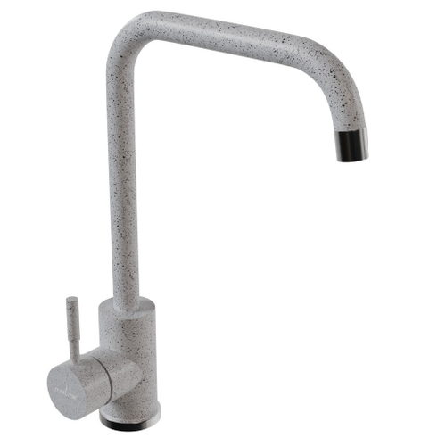 Смеситель для кухни 35к MIXLINE МЛ-ГС12 (ML-GS12) (310) серый высок. излив