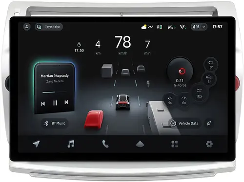 Магнитола для Citroen C4 2004-2011 - Teyes CC4-PRO монитор 13" 2K QLED на Android 13, Быстрейшая, Snapdragon 778G, ИИ, CarPlay, DSP, 4G SIM-слот