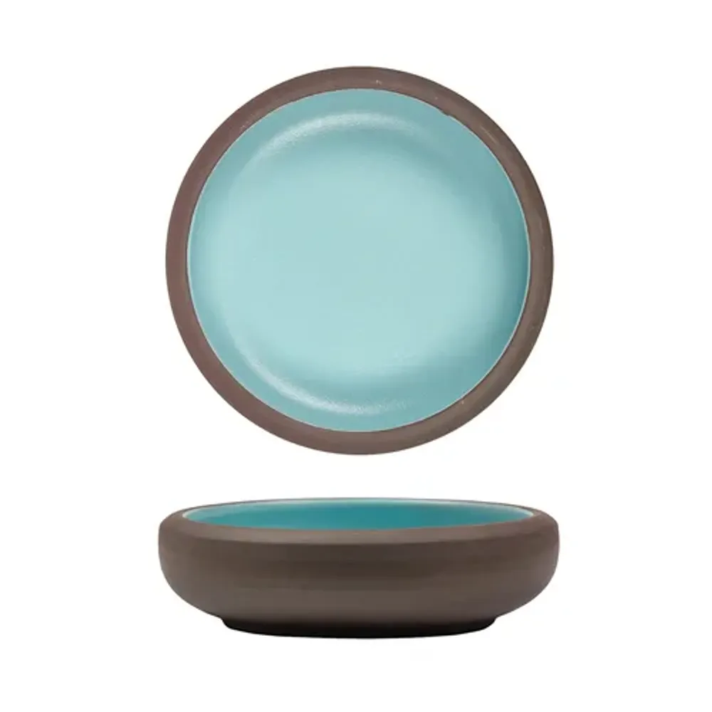 Салатник 400 мл d 15,8 см h4,5 cм емкость для закусок Blue Matt New Brown Taiga P.L. [6]