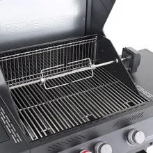 Газовый гриль Primeliner G3, 4 горелки (c ИК-горелкой), чёрный (комплектация Deluxe)