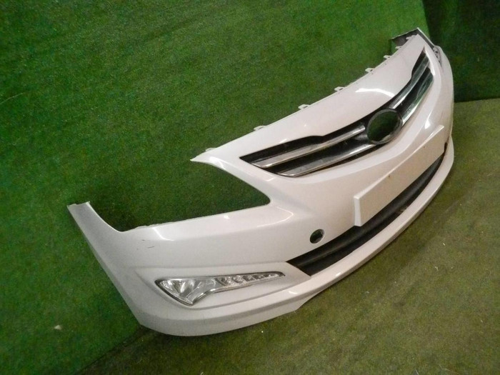 Бампер передний Hyundai Solaris 1 (2014-2017) (В сборе)